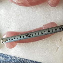 lgw crystal Natural Quartz Massage Wand.Rose Quartz Massage Wand. Light Pink Massage Wand (Rose Quarte)