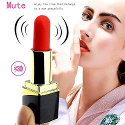 JDesto- Powerful Portable Waterproof Mini Lipstick Massager Safe Soft Silicone Multi-Angle Bending USB Charging Relax The Pressure DEPUR (Color : Black)