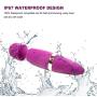 Magic Waterproof Wand Massager: Cordless Electric Massager - Handheld Massager with all Silicone Head - 10 Vibe Mode Personal Massager - USB Charged Massager Cordless for Women and Men