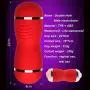 Sweet Safe Silicon Trainer Ana^lee S-e.x Vibreadoy Roller Dual Hole 3D Deep Throat Oral Vibreado Men Artificial Vagina Real Pussy Male Man,Red, T&oys Remote Vibreados Baile Rabbit,vibreado Mot