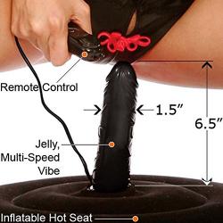 Fetish Fantasy Inflatable Hot Seat Dildo Vibrator