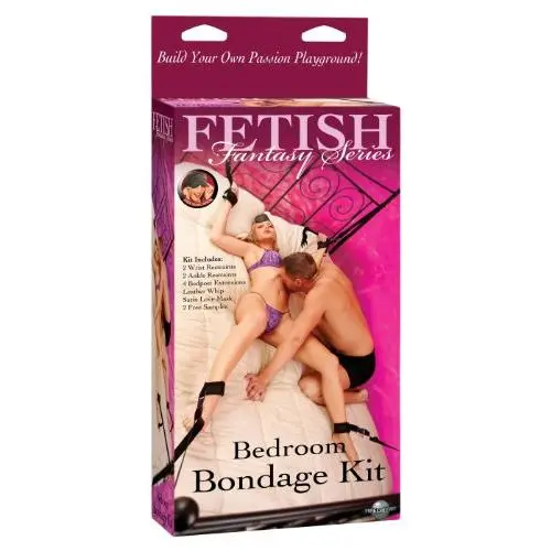 Fetish Fantasy Bedroom Bondage Kit Black Fetish Fantasy Bedroom Bondage Kit Black