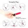 Bullet Vibrator Vagina Stimulator Vibration Massager-10 Modes Mini Silicone Clitoris Massager, Treediride Lipstick Vibrator USB Rechargeable Waterproof G-spot Dildo Vibrator Adult Sex Toys for Women