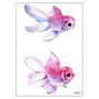 8 Sheets Colorful Fish Panda Owl Temporary Tattoo Sticker Waterproof Long Last Fake Tattoo for Kids Women