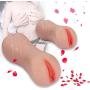 Male Masturbator Cup Sex Toys, iMiMi Masturbation Stroker Cup with Double Ends 3D Realistic Vagina Adult Sex Toys for Men (Flesh)