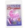 California Exotic Novelties Basic Essentials Stretchy Vibrating Bunny Enhancer, Pink