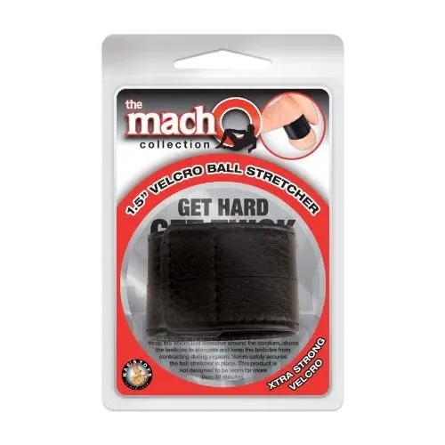The MachO Collection Velcro Ball Stretcher, 1.5 Inch, Black