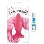 Silky Smooth Silicone Unicorn Tail Butt Plug (Pink) Perfect for Cosplay and Jo H20 Water Based Lube (1 Oz.)