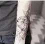 DaLin 4 Sheets Sexy Floral Temporary Tattoos for Women Flowers Collection (Peony Cat) DaLin 4 Sheets Sexy Floral Temporary Tattoos for Women Flowers Collection (Peony Cat)