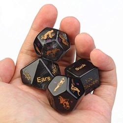 Upscale Sex Dice Game with Blindfold Sleeing Mask for Adults to Make The Perfect Couple Gift