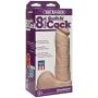 Doc Johnson Vac-U-Lock - The Realistic Cock - 8 Inch - F-Machine and Harness Compatible Dildo - Vanilla