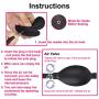 Inflatable Silicone Anal Plug for Women Men Couples, Separable Inflated Butt Plug for Outside Wear, Swelling Anal Toys for Anus Uniform and Stable Expansion Sex Toys Couples (Anal Plug)
