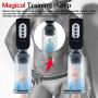 Lfcmf Electric Automatic Pê-ni? Pump Vacuum Pump for Man Toys for Men - 5 Vibration Modes, 4 Sucking Modes, 3 Voice Functions