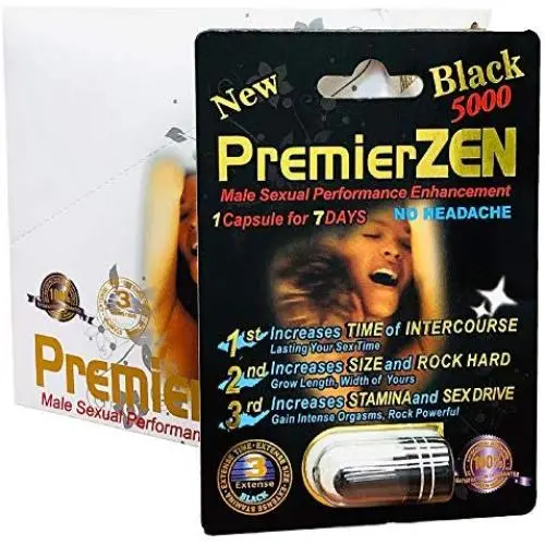 PremierZen Black 5000 Male Sexual Performance Enhancing Pill (6 Pill) PremierZen Black 5000 Male Sexual Performance Enhancing Pill (6 Pill)