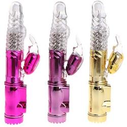 Rainly Purple Th-ru-s-ting Powerful Ro-ta-ting Rechargeable Body Massger - Waterproof & Slient, Best Gift for Lover