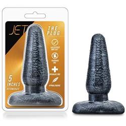 Smooth Suction Base Butt Plug - Anal Buttplug - Sex Toy for Women - Sex Toy for Men (Black)