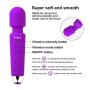 KingL Personal Massager Whisper Quiet Powerful Vibration, Waterproof, Handheld, Cordless for Neck Shoulder Back Body Massager, Sports Recovery & Muscle Aches