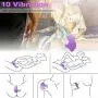 BOMBEX Silicone Panty Vibe - 10 Speeds Remote Control G-spot Clitoris Stimulator, Waterproof & Rechargeable, Hands-Free Wearable Vibrator for Women and Couples (Purple) BOMBEX Silicone Panty Vibe - 10 Speeds Remote Control G-spot Clitoris Stimulator, Waterproof & Rechargeable, Hands-Free Wearable Vibrator for Women and Couples (Purple)