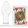 Hustler 4" Classic Glass Butt Plug