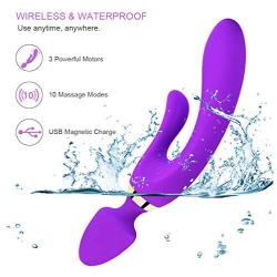 Mini Portable Home Health Handheld Wireless Stick Massager - 10 Frequency Mode - Waterproof and Mute