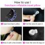 Studyset Soft Inflatable Portable Pillow Sex Pillow for Couples Cylindrical Cushion + Electric Air Pump