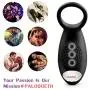Vibrating Penis Ring with 10 Powerful Vibration Patterns for Couples, PALOQUETH Silicon Cock Ring Toy for Longer-Lasting Erections/Improved Sexual Skills Vibrating Penis Ring with 10 Powerful Vibration Patterns for Couples, PALOQUETH Silicon Cock Ring Toy for Longer-Lasting Erections/Improved Sexual Skills