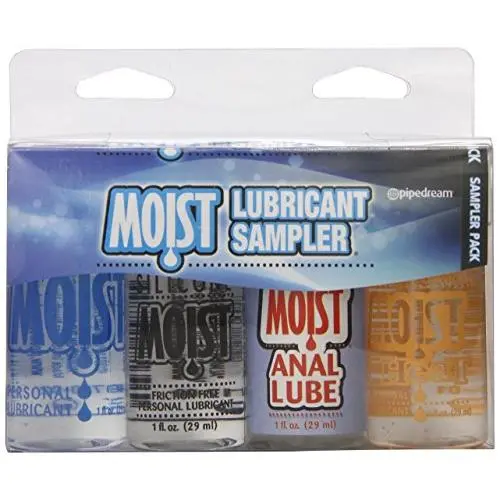 Pipedream Moist Sampler Lubricant 4 Pack