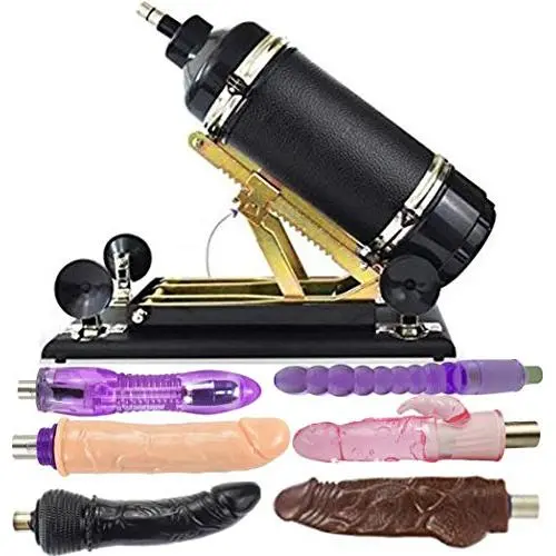 Electric Black Gun Machine Automatic Telescopic Powerful Adult Machine with 7Silicone Massagers Electric Black Gun Machine Automatic Telescopic Powerful Adult Machine with 7Silicone Massagers