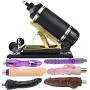 Electric Black Gun Machine Automatic Telescopic Powerful Adult Machine with 7Silicone Massagers Electric Black Gun Machine Automatic Telescopic Powerful Adult Machine with 7Silicone Massagers