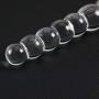 Shootmy Crystal Glass Hand Blown Massager Transparent Glass Bead Anal Beads Delight Sex Toy for Women