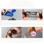 Miaoc Sex Lock Ring, MenS Silicone Delay Lock Ring, Sex Toys Men Vibration Collars Delay Premature Ejaculation Lock Cock Penis Ring