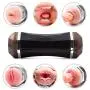 USB Rechargeable Automatical Piston Telescopic Rotation Handsfree Multi Modes Multi Speeds Sleeve Stroker Men Oral S(exy for Men sex Toy six Toys for Mens- Sexy Underwear for Men
