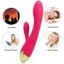Medical Cordless Waterproof Rechargeable Wand Massager，Handheld Personal Multifunction Massager for Back Neck Shoulder Body Massage (Pink)