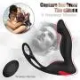 Rechargeable Vibrating Stimulator Plug 12 Stimulation Patterns, Male Postate Massager for Man Wireless Remote Control Rechargeable Vibrating Stimulator Plug 12 Stimulation Patterns, Male Postate Massager for Man Wireless Remote Control