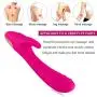 100% Waterproof Wand Massager - 30 Speeds Mode by Dual Powerful Motors - Medical Grade Silicone - USB Charging, Silent -Used to Relieve Muscle Pain After Exercise, Relax The Pressure (Pink)