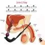 UTIMI Butt Plug with Penis Ring & Anal Bead Vibrator Prostate Massager, Ejaculation Enhancer Erection Prolonger, 3 Powerful Motors Built-in