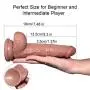 Easy to Clean Liquid Silicone 7.5 Inch Double Layer Easy to Clean Liquid Silicone 7.5 Inch Double Layer
