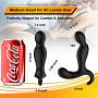 Male Vibrating Prostate Massager, 2 Powerful Motors Rechargeable Anal Vibrator with 10 Stimulation Patterns Remote Control Waterproof Butt Plug Anal Sex Toys for Men, Women & Couples