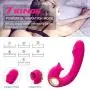 3 Frequency ClîToral Līckīng Sùckíng Silicone Clítoris Stīmulator with 10 Víbrántór Modes Rechargeable Díllõ Víbrántór G Sport Mâssâgêr Adùllt Tõys for Women Couple