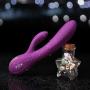 Portable Computer Force LED Vibrator 7 Speed Waterproof Design USB Cable Rechargeable for Bedroom,Bathroom,Patio,Gate,Yard,Parties