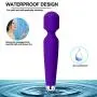 ZOYOL Personal Wand Massager, Cordless Wand Massager, Wireless Wand Massager Waterproof, Wireless Handheld Full Body Wand Massager with 50 Powerful Patterns for Back Neck Shoulder Legs Massage, Purple ZOYOL Personal Wand Massager, Cordless Wand Massager, Wireless Wand Massager Waterproof, Wireless Handheld Full Body Wand Massager with 50 Powerful Patterns for Back Neck Shoulder Legs Massage, Purple