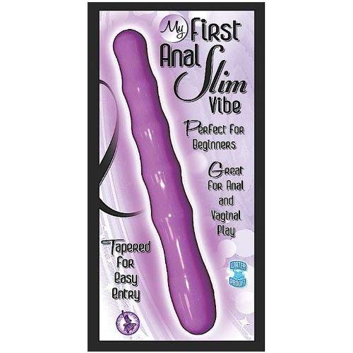 Nasstoys Easy Entry Waterproof Tapered Beginners First Choice Slim Anal Vibe, Purple