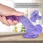 6 Inch Dillos for Women Lifelike Massagers with Strong Base， Harmless, Safe