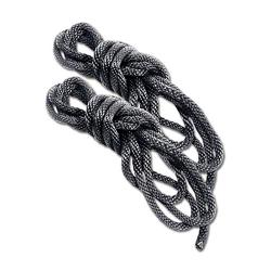 SPORTSHEETS - SEX & MISCHIEF: Soft Polyester Rope for Adult BDSM Fantasy Play (Black)