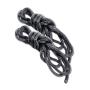 SPORTSHEETS - SEX & MISCHIEF: Soft Polyester Rope for Adult BDSM Fantasy Play (Black)