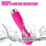 Pheiho Wireless Wand Massager for Relieves Stress, Handheld Personal Massager withPowerful Multi Speed Vibration Small Rechargeable Waterproof Massage Wand