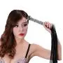 Romi Fetish Leather Whip with Glass Pleasure Wand with Ball Tip - Sex Toy for SM or Anal Sex/Masturbation Romi Fetish Leather Whip with Glass Pleasure Wand with Ball Tip - Sex Toy for SM or Anal Sex/Masturbation