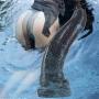 Sexbaby Realistic Animal Dildo Oversized Elephant Penis Female Masturbator Vaginal Massage for Women (Black)