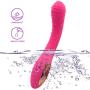 Silent Waterproof USB Chargeable Vibrator Wireless Cordless Portable Small Size Handheld Powerful Massage for Patio,Bedroom, Garden, Gate, Yard, Parties, Wedding (Deep Pink)