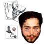 UPDATED 2020 Posty Malone Inspired Face/Neck Temporary Tattoos Set - New Tattoos Included - Skin Safe - Long Lasting